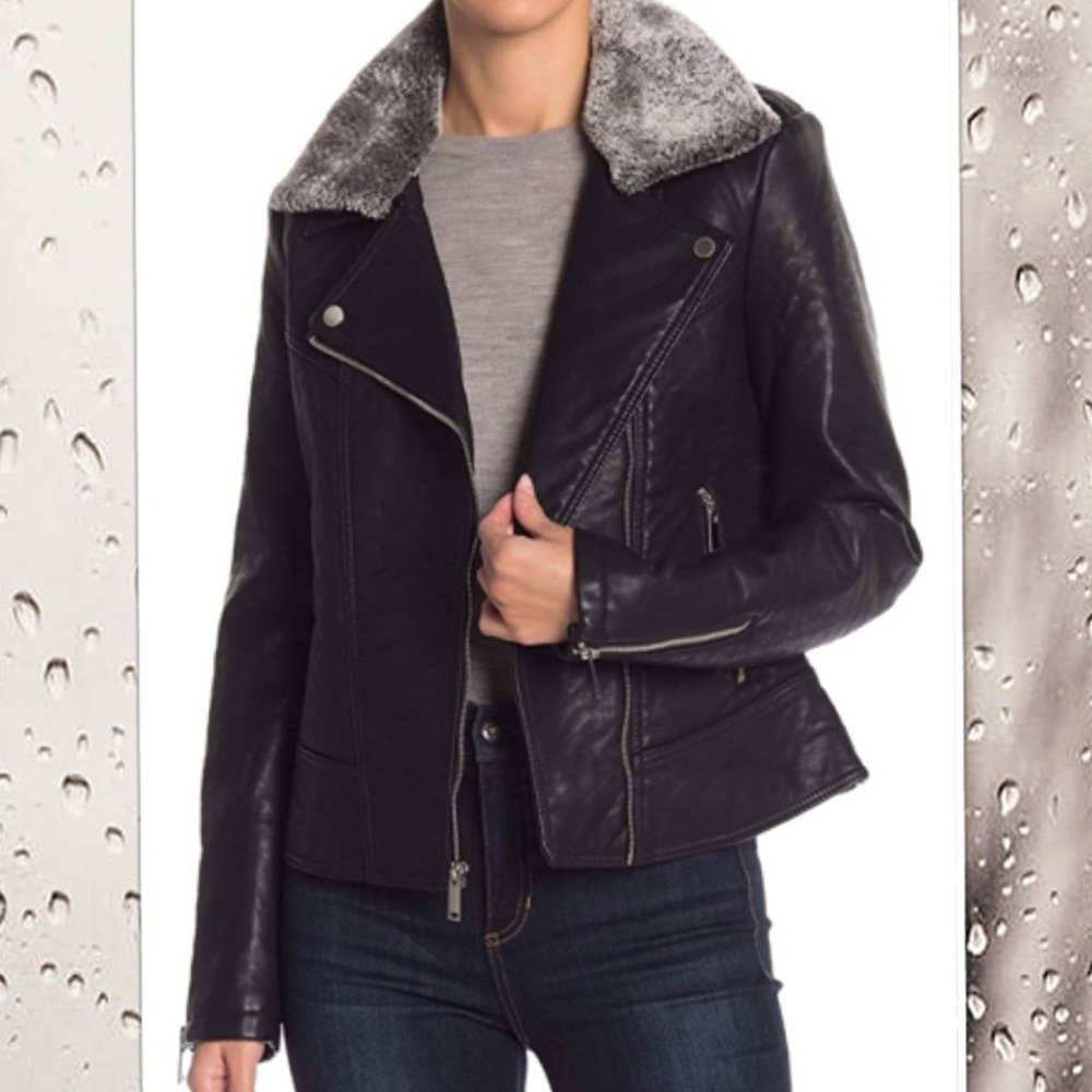 ❌ Sold French Connection Leather Jacket